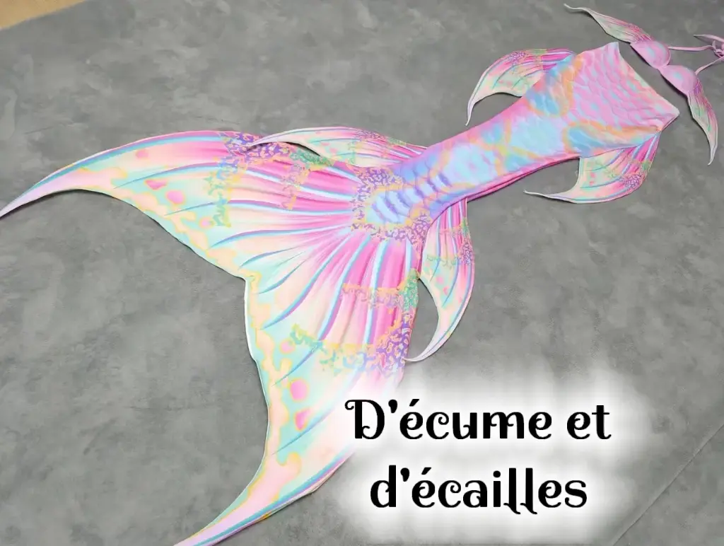 Queue de sirène "Âme Celte" pastel