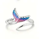 Bague nageoire colorée
