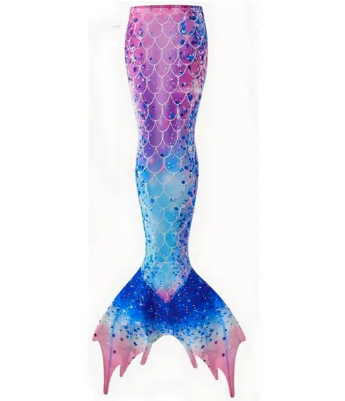 Queue de sirène violet/bleu