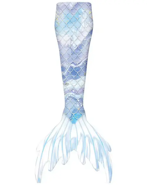 Queue de sirène marbrée bleue Collection 2025