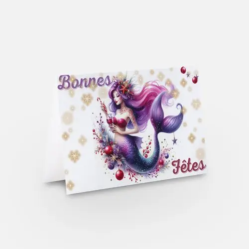 5 Cartes de vœux colorées
