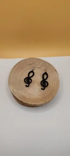 Boucles d'oreilles "clé de sol"